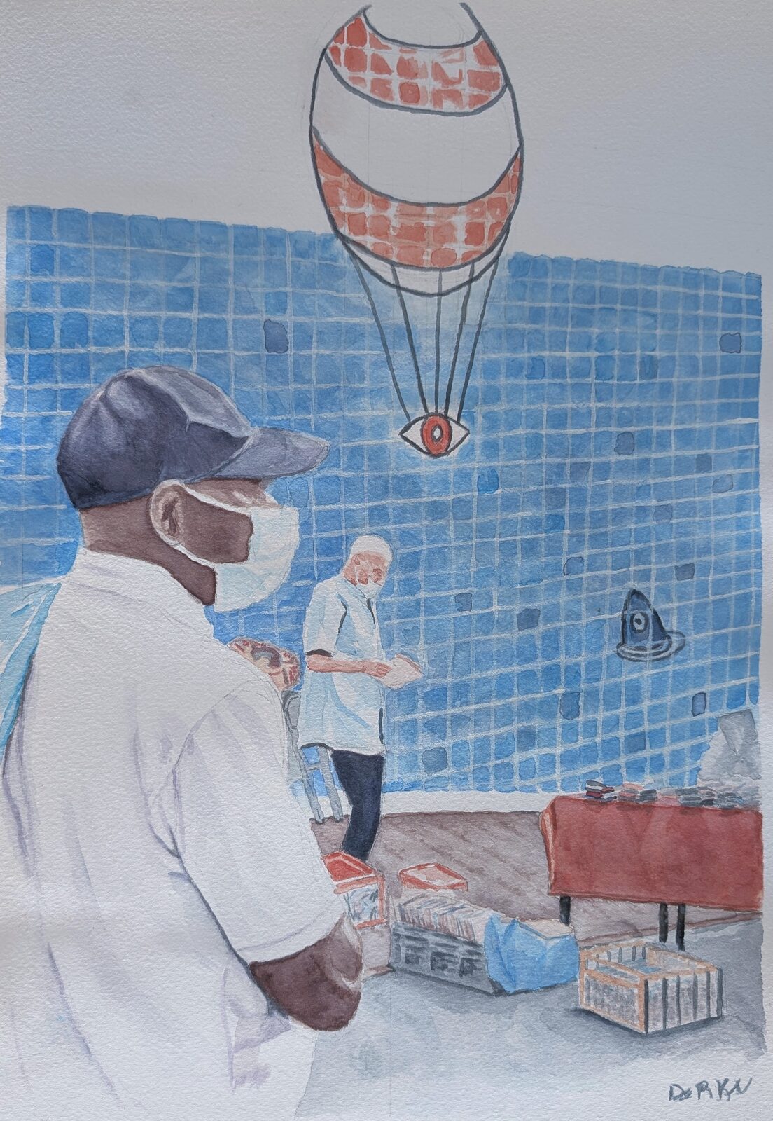 Watercolor painting by David R. Kordus