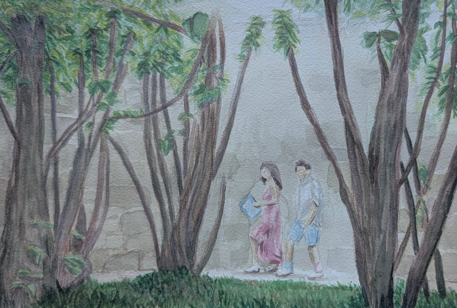Watercolor painting by David R. Kordus